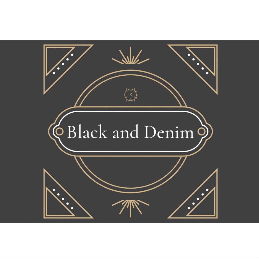 Mostly Black, Mostly Denim.
